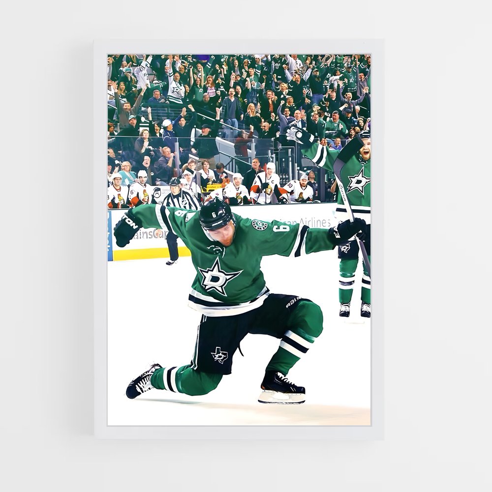 Poster Dallas de stars – affiche Hockey sur glace (vue 3)